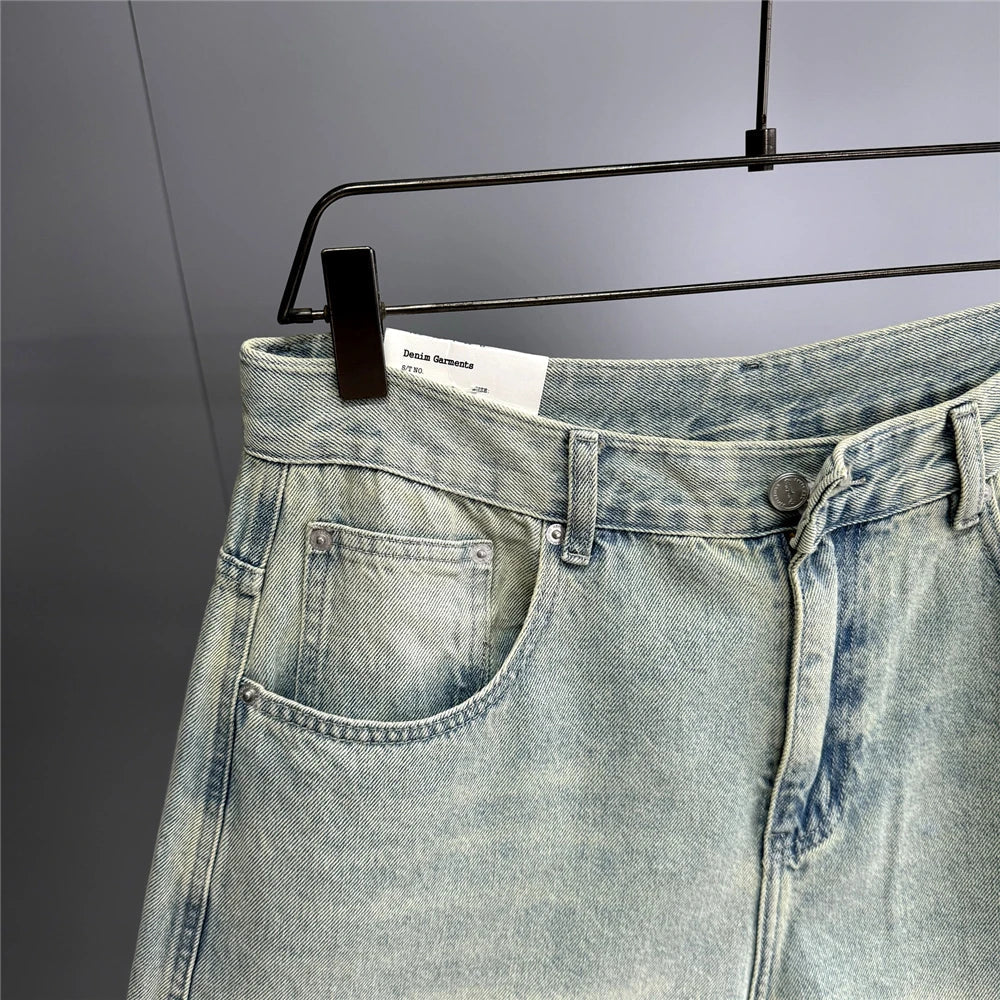 Pale Blue Baggy Jeans