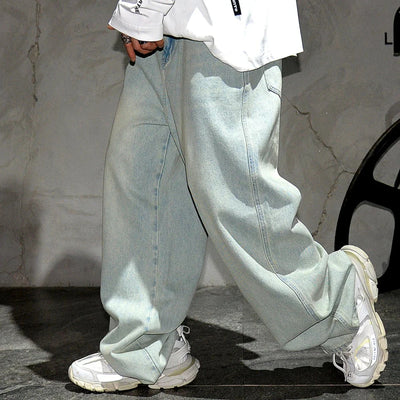 Pale Blue Baggy Jeans