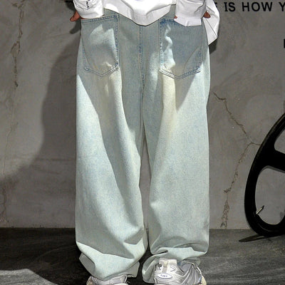 Pale Blue Baggy Jeans