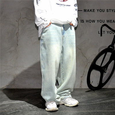Pale Blue Baggy Jeans