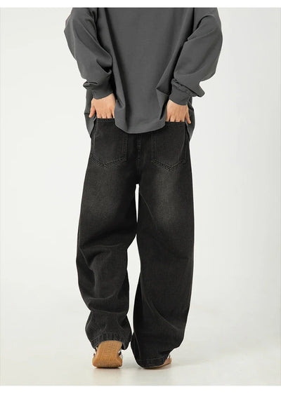Panelled Arc-Leg Jeans