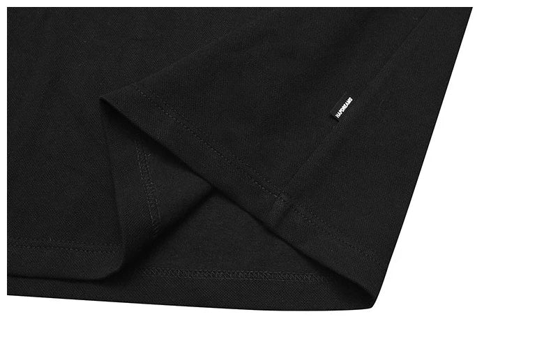 Pique Zip-Neck Polo Shirt