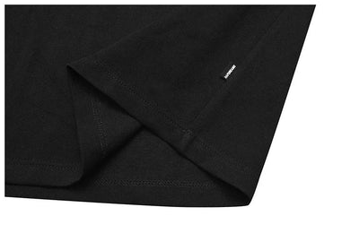 Pique Zip-Neck Polo Shirt