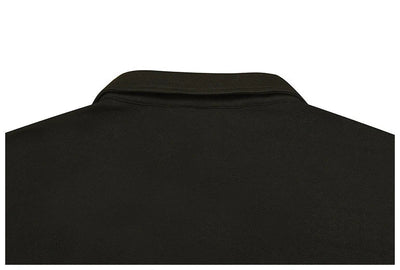 Pique Zip-Neck Polo Shirt