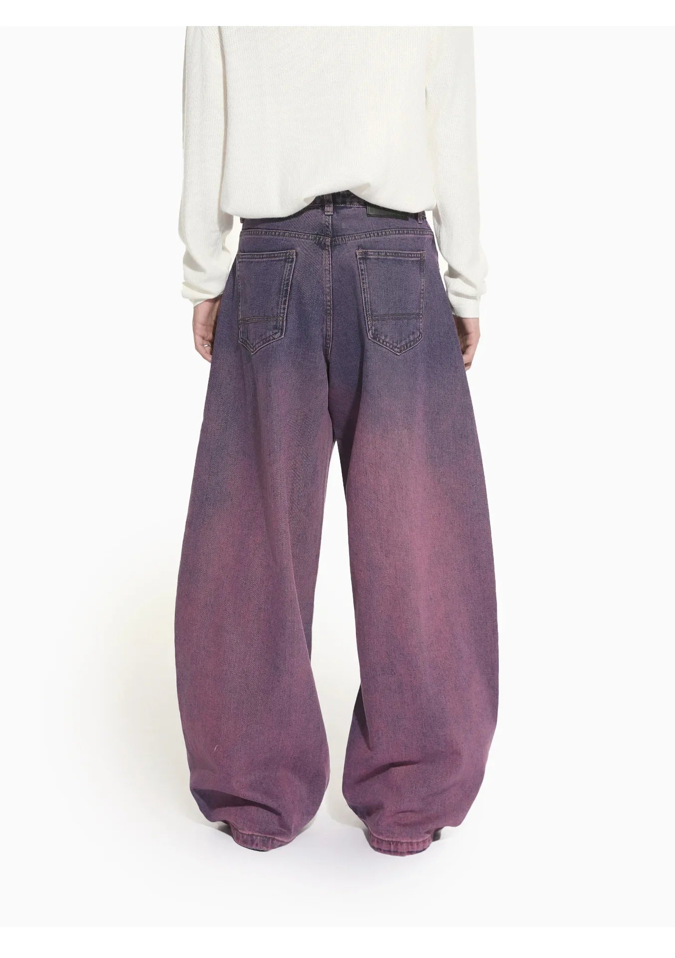 Purple Aura Arc-Leg Jeans