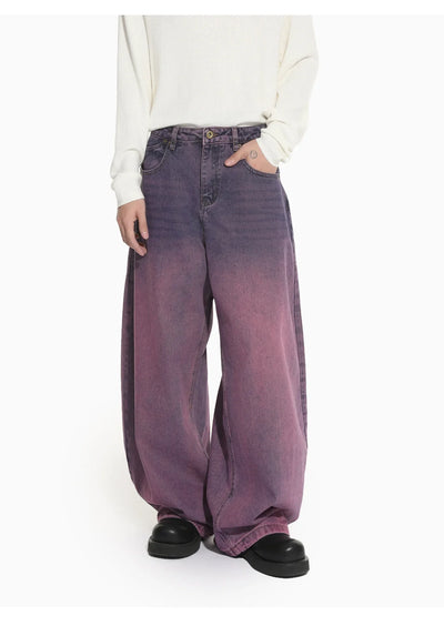 Purple Aura Arc-Leg Jeans