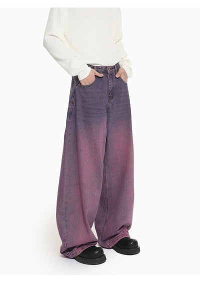 Purple Aura Arc-Leg Jeans