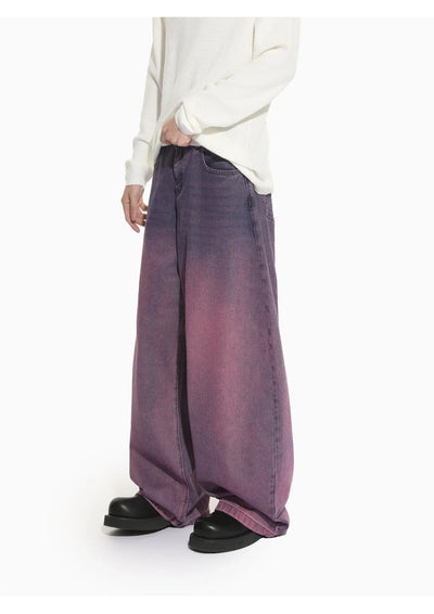 Purple Aura Arc-Leg Jeans