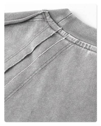 Raw Edge Acid Wash Drop Sleeve Tank