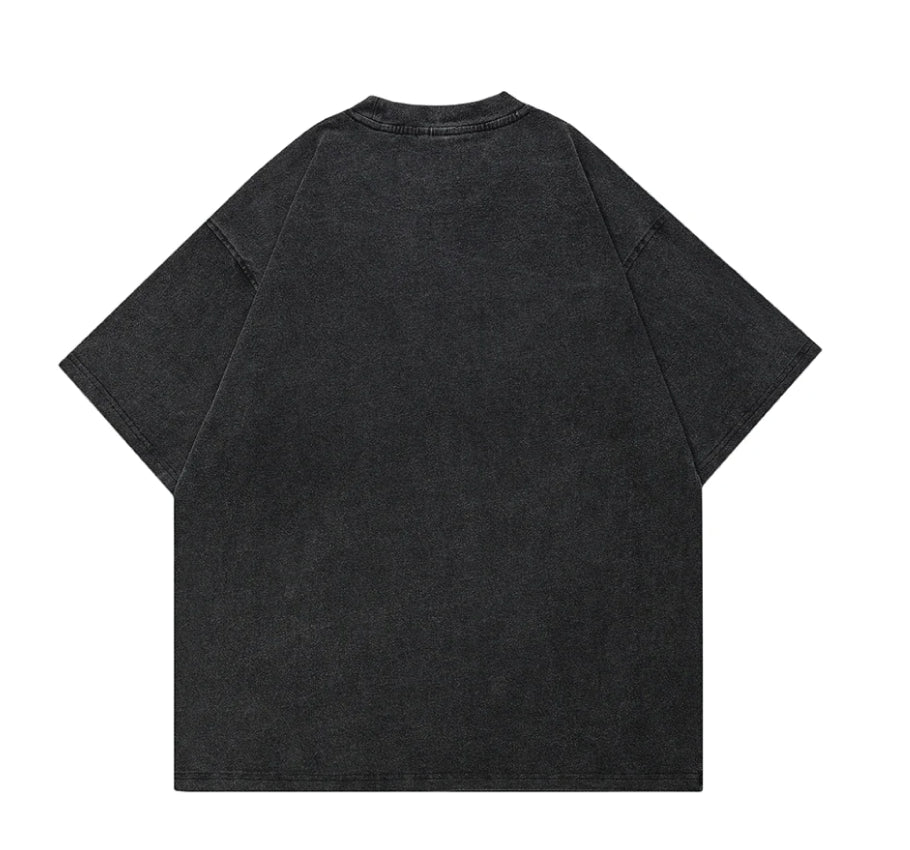 'Reborn' Acid Wash Graphic T-Shirt