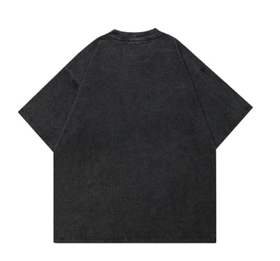 'Reborn' Acid Wash Graphic T-Shirt