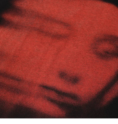 'Red Phantom Face' Acid Wash Graphic T-Shirt