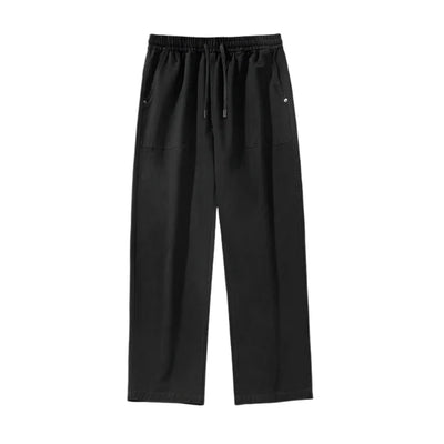 Relaxed Drawstring Washed Cargo Pants