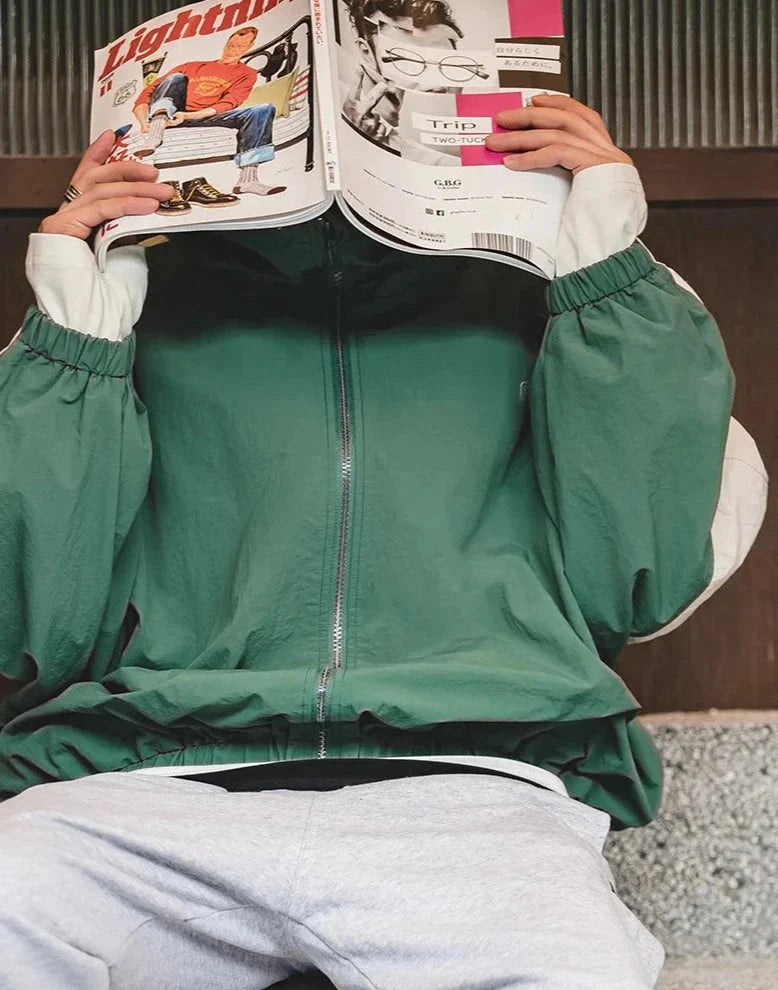 Retro Style Track Jacket