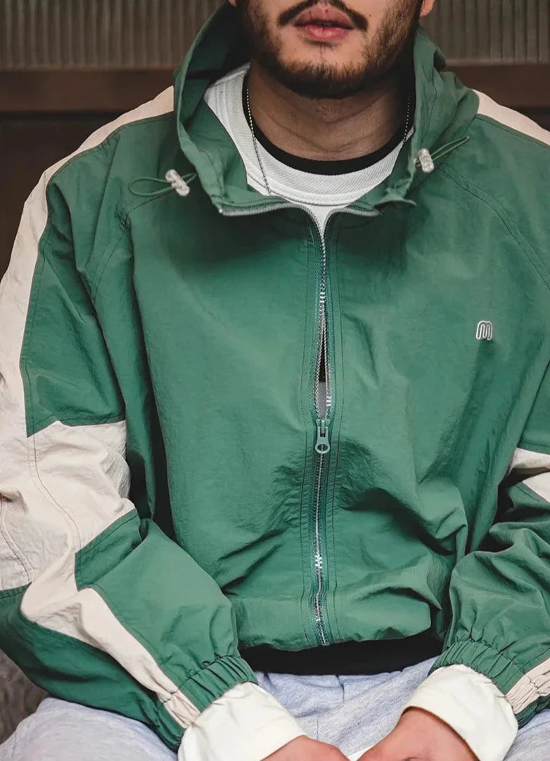 Retro Style Track Jacket