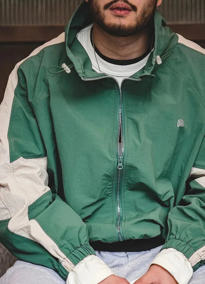 Retro Style Track Jacket