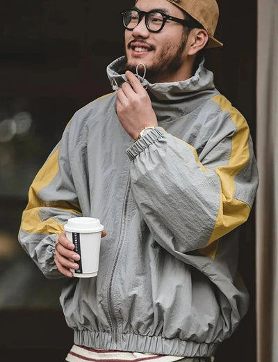 Retro Style Track Jacket