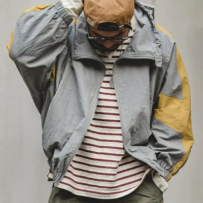 Retro Style Track Jacket