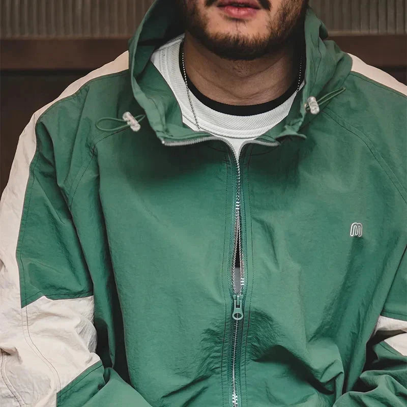 Retro Style Track Jacket