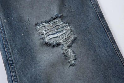 Ripped Fade Denim Jeans