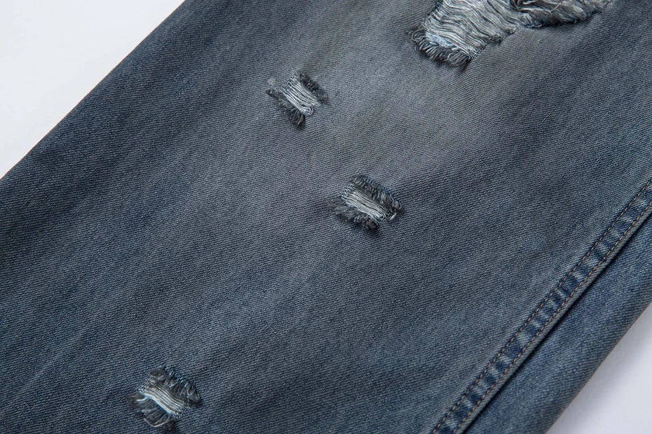 Ripped Fade Denim Jeans