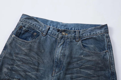 Ripped Fade Denim Jeans