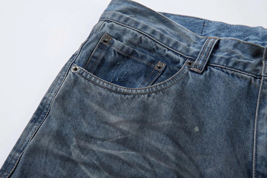 Ripped Fade Denim Jeans