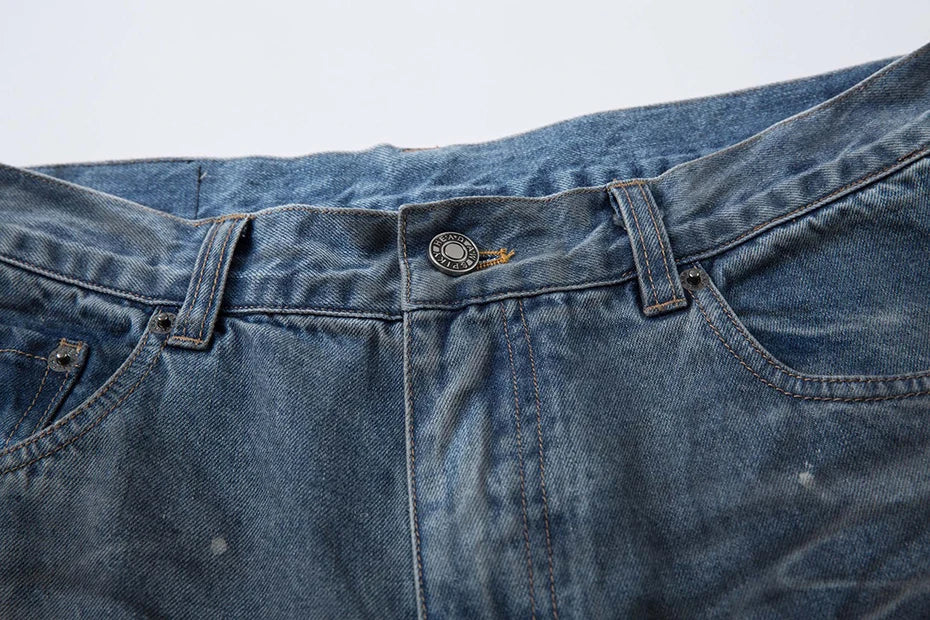 Ripped Fade Denim Jeans