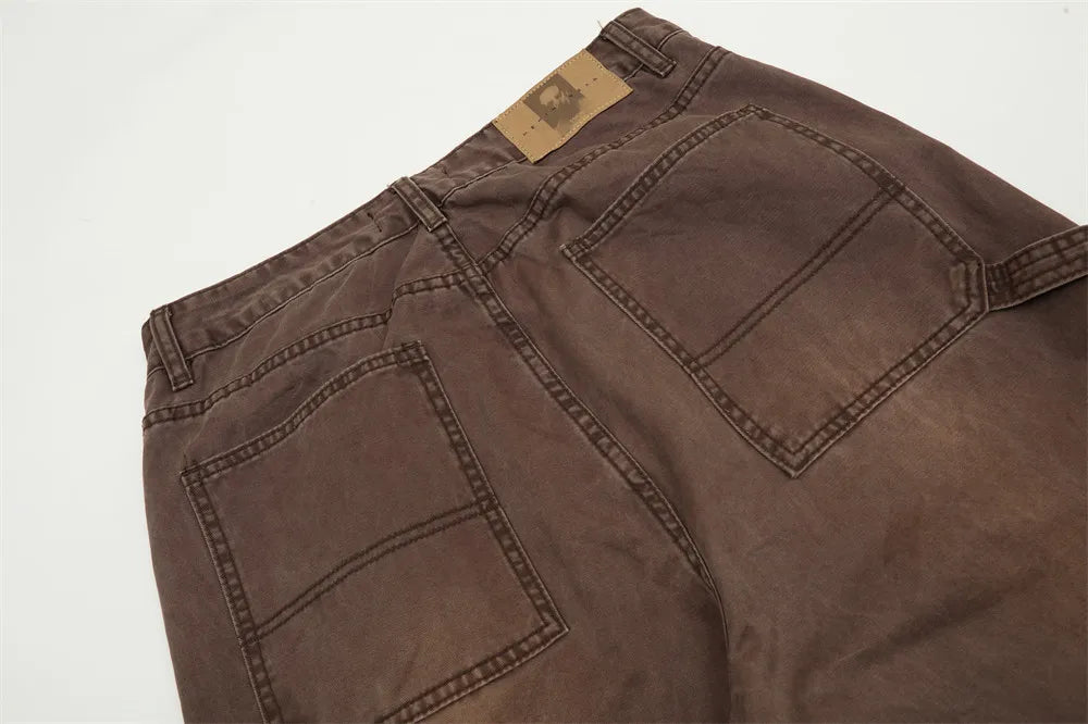 Rust Wash Loose Fit Carpenter Jeans