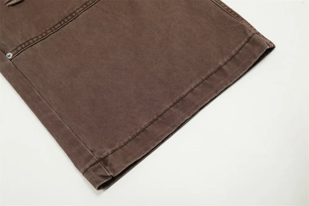 Rust Wash Loose Fit Carpenter Jeans
