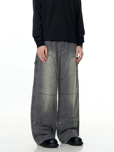 Rust Wash Loose Fit Carpenter Jeans
