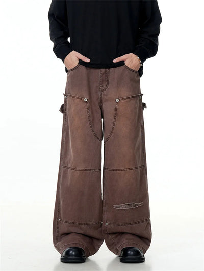 Rust Wash Loose Fit Carpenter Jeans