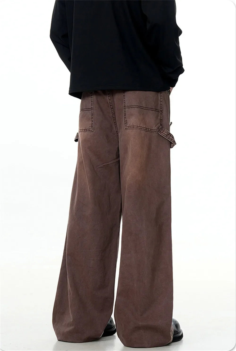 Rust Wash Loose Fit Carpenter Jeans