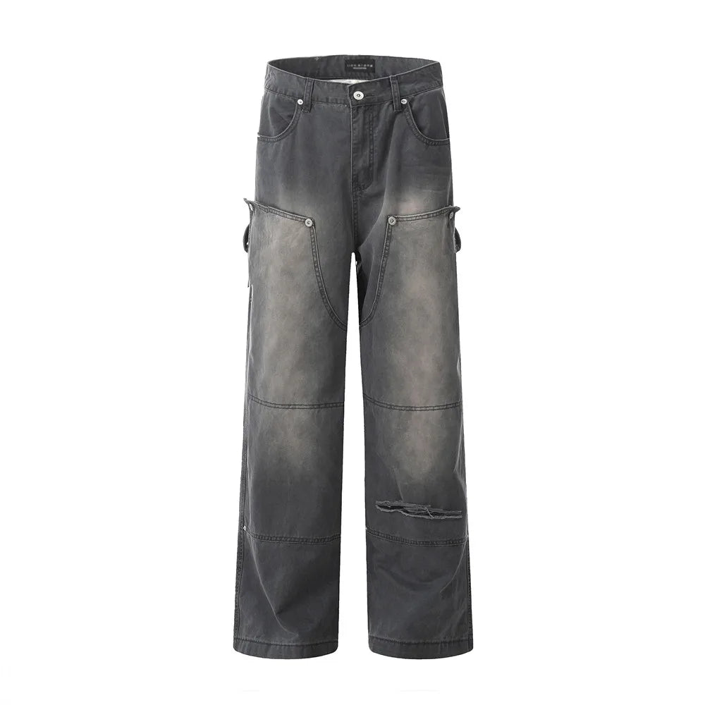 Rust Wash Loose Fit Carpenter Jeans