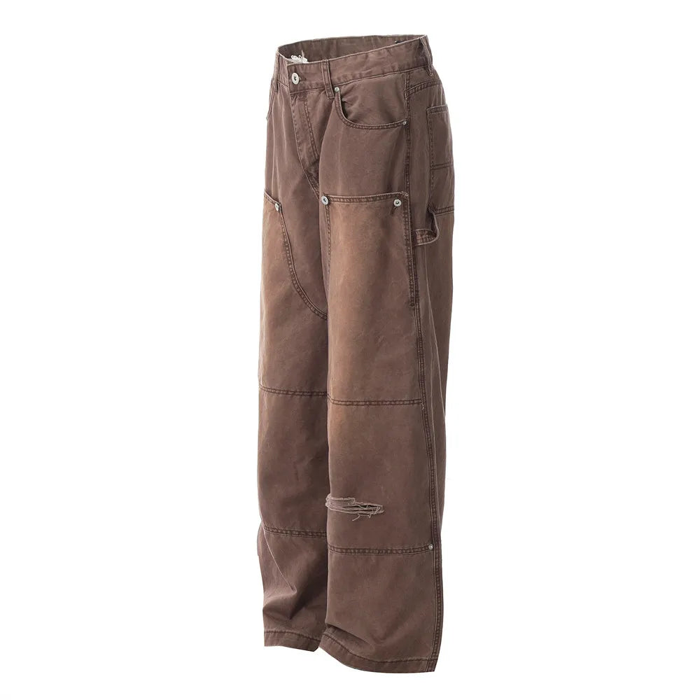 Rust Wash Loose Fit Carpenter Jeans