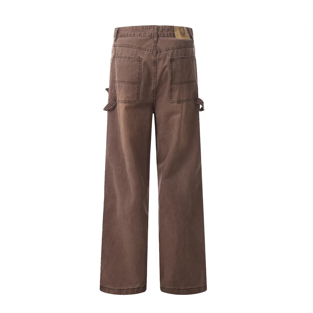Rust Wash Loose Fit Carpenter Jeans