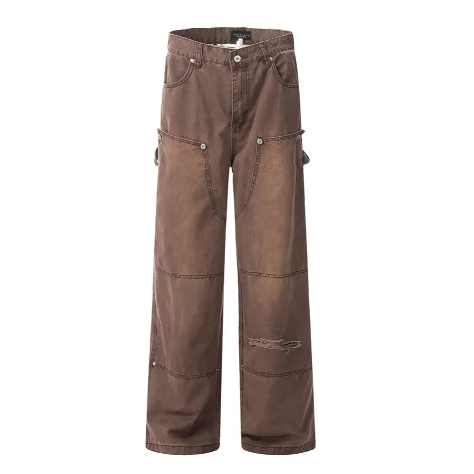 Rust Wash Loose Fit Carpenter Jeans