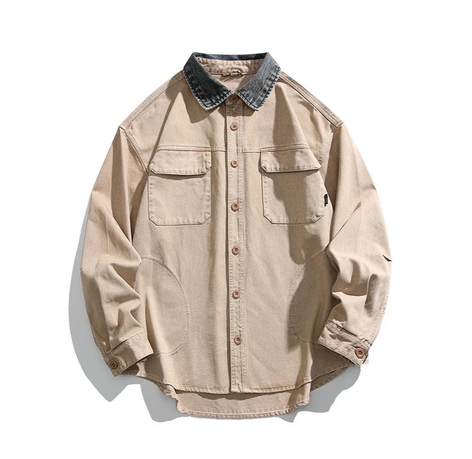 Garment Dyed Cargo Overshirt