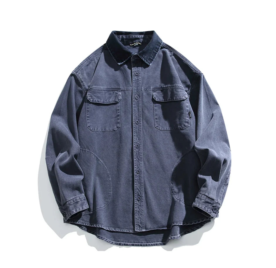 Garment Dyed Cargo Overshirt