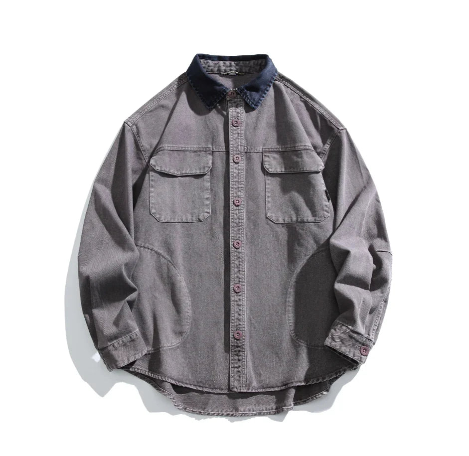 Garment Dyed Cargo Overshirt