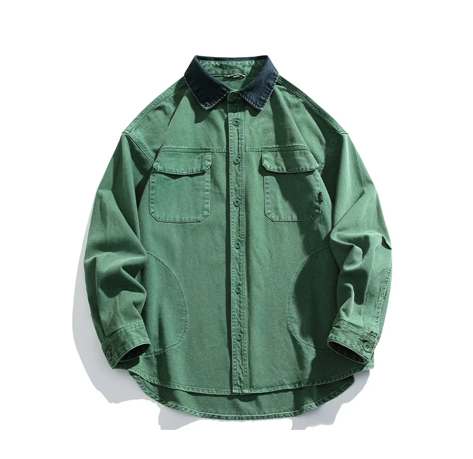 Garment Dyed Cargo Overshirt