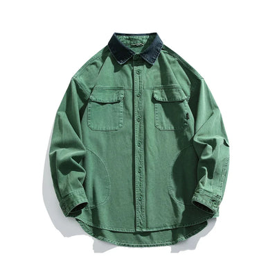 Garment Dyed Cargo Overshirt