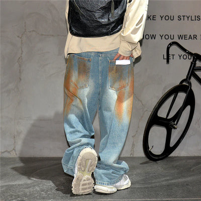 Copper Dust Baggy Denim Jeans