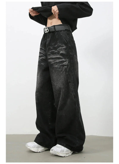 Shadow Fade Wide-Leg Jeans