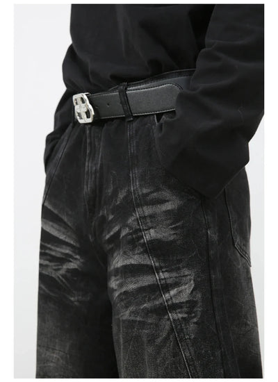 Shadow Fade Wide-Leg Jeans