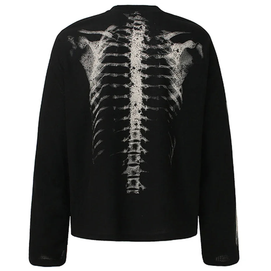 Skeleton X-Ray Graphic Long Sleeve