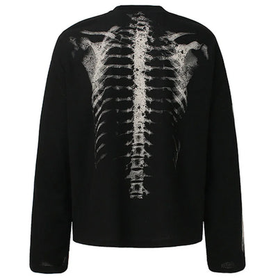 Skeleton X-Ray Graphic Long Sleeve