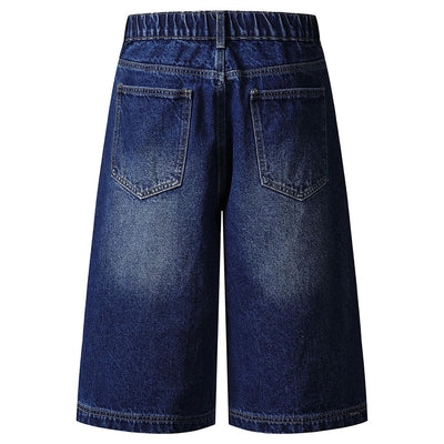 Star Patch Long Length Jorts