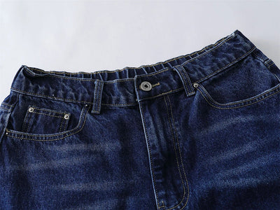 Star Patch Long Length Jorts