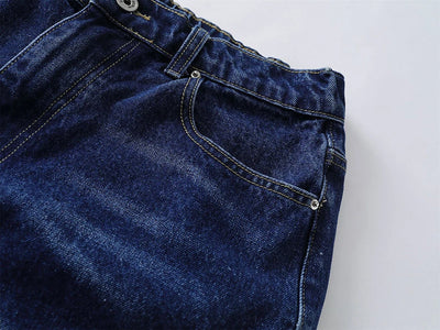 Star Patch Long Length Jorts